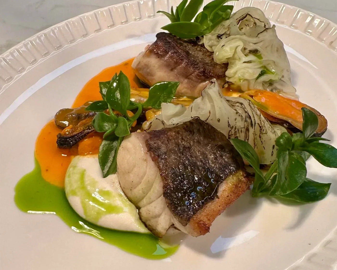 Fish from new winter menu