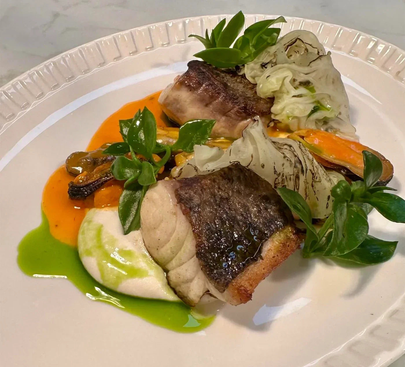 Fish from new winter menu