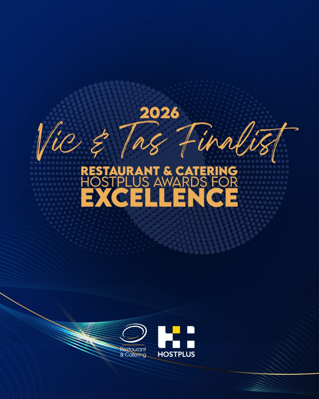 Finalist - Restaurant & Catering Hostplus Awards for Excellence