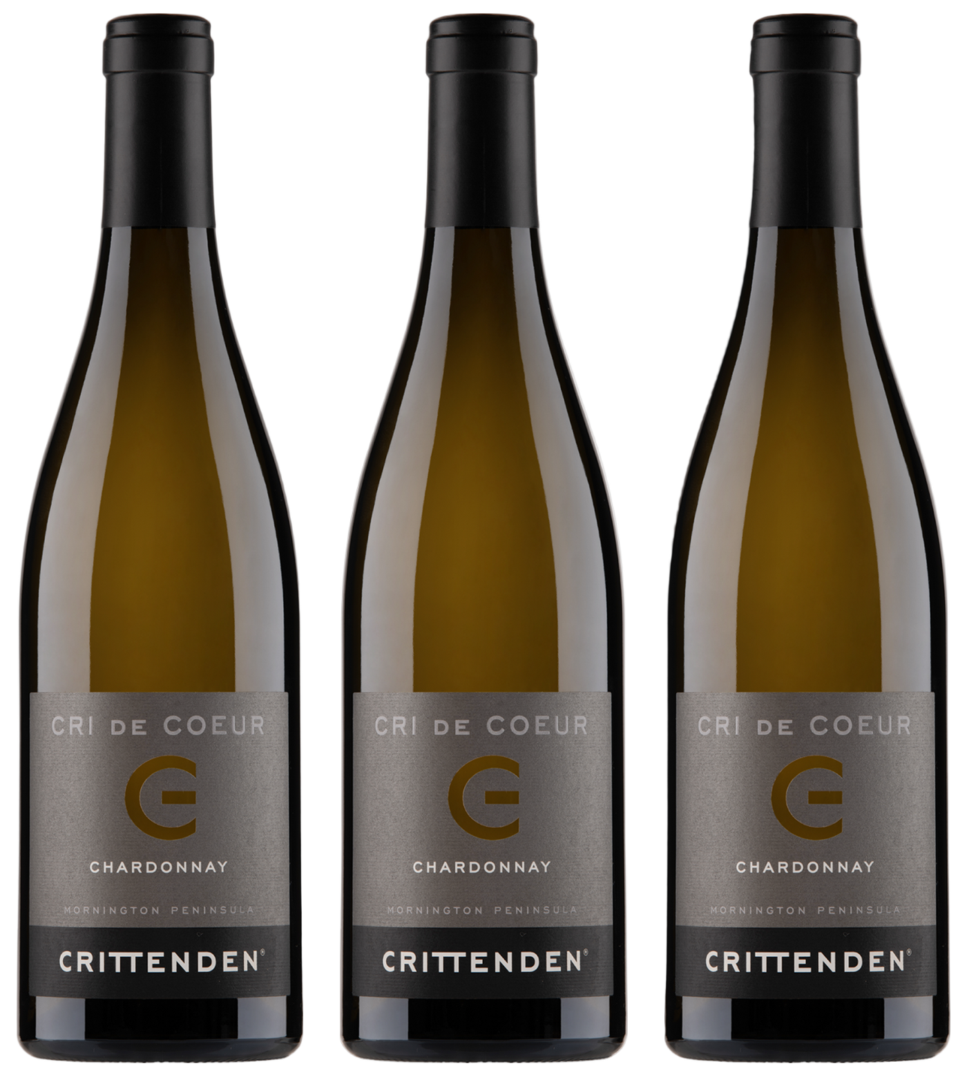 3 bottles of Crittenden Wines Cri de Coeur Chardonnay 