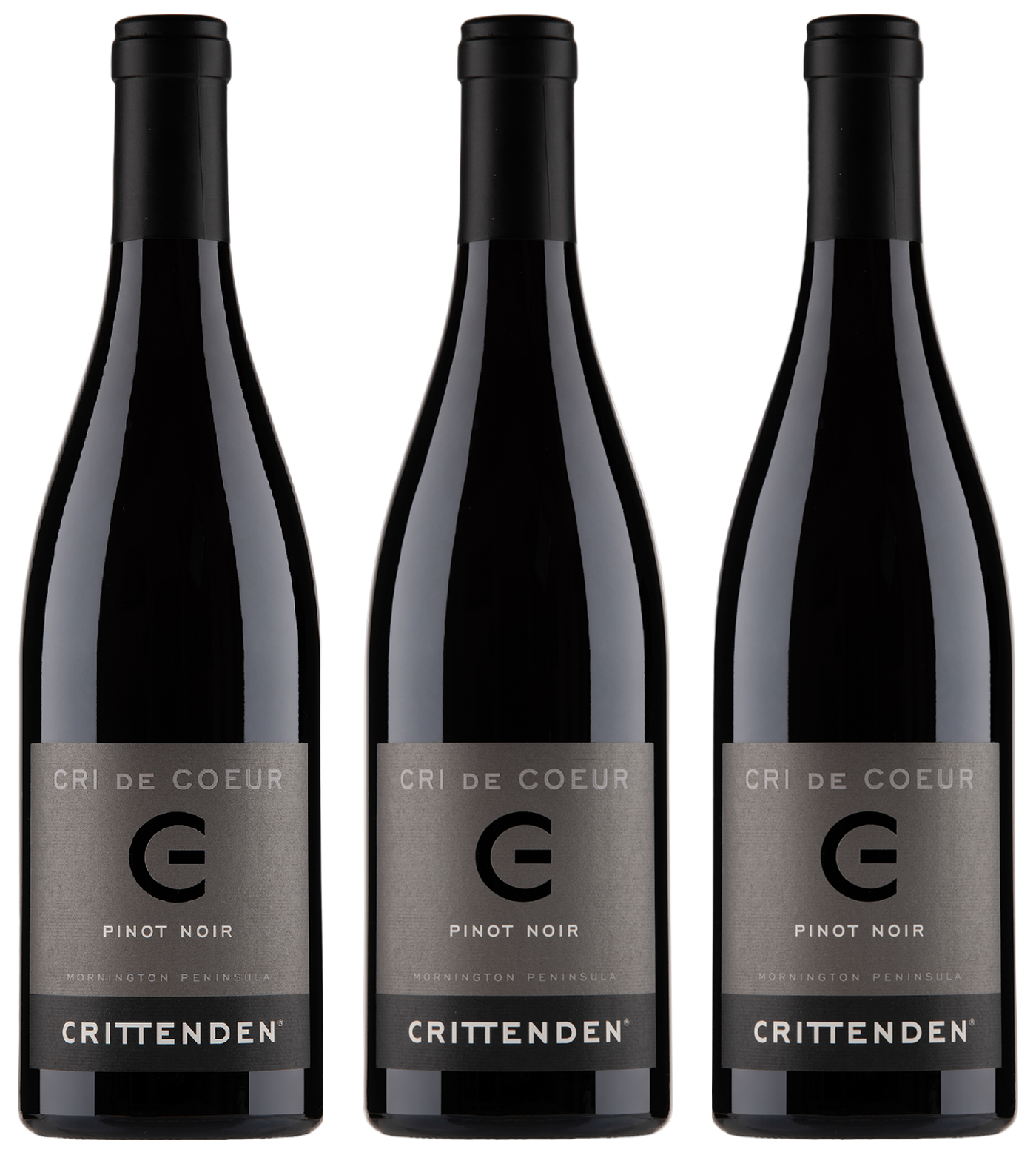 3 bottles of Crittenden Wines Cri de Coeur Pinot Noir