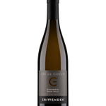 Cri de Coeur Savagnin Sous Voile wine bottle with 'Crittenden' label on a white background